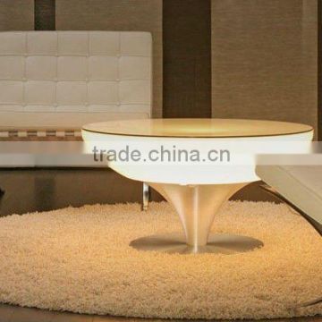 Home furniture LED round coffee table