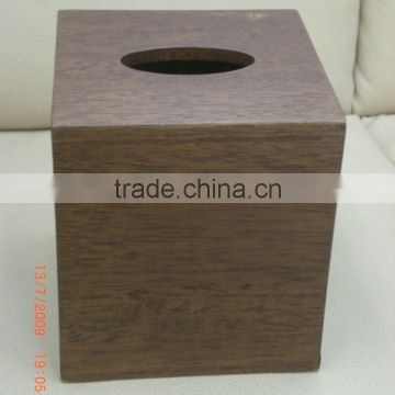 wooden tissue paper box