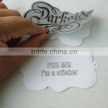 China hot sale custom PVC sticker labels