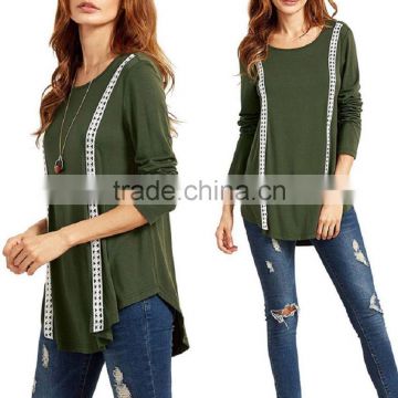 Anti-Shrink wholesale cheap ladies long sleeve blouse