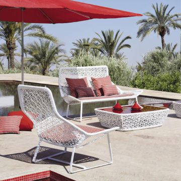 Wicker Rattan Outdoor Lounge Furniture Modern Leisure Commercial