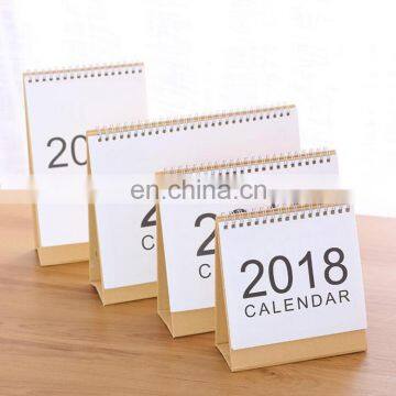 Professional high quality cheap table daily calendar 2018 cardboard year monthly 365 day calendar