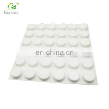 Adhesive silicone rubber bumper pad adhesive furniture silicone bumper pad