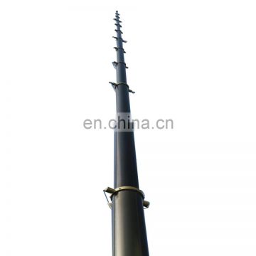 30m Manual Winch And Motorized Telescopic High Mast Tower