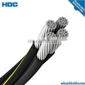IEC 60502 standard 90 Temperature XLPE insulaltion Aerial bundle cable quadrupelx ABC cable 3x25+25mm2 overhead cable