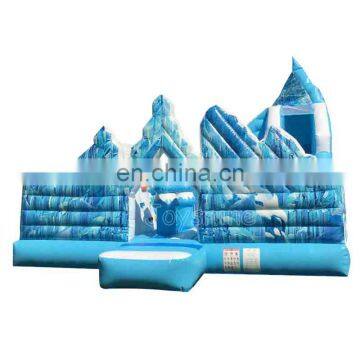 Frozen Ice Inflatable Playground Outdoor Kids Children Jump Inflatables Castle Bouncy Jumping Bouncer For Sale