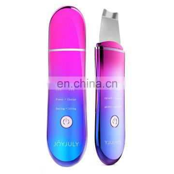 2020 Hot selling New Wireless Charging Waterproof Ultrasonic Skin Scrubber colorful device
