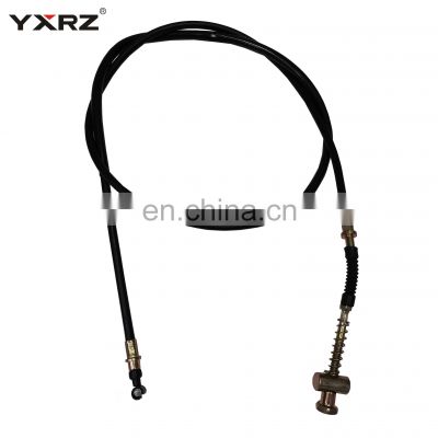 Hebei factory cable assembly manufacturer black color outer casing CD70 motorcycle rear hand emergency brake cable