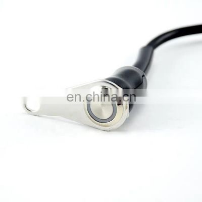 China manufacturer waterproof sliver stainless steel single light button scooter motorcycle handlebar switch
