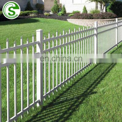 High corrosion resistance black white decorative aluminum garden fencing for sale