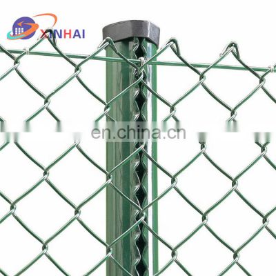 fence slats chain link pvc coated roll 50ft hot dipped galvanized wholesale used 9 gauge  industry chain link fence