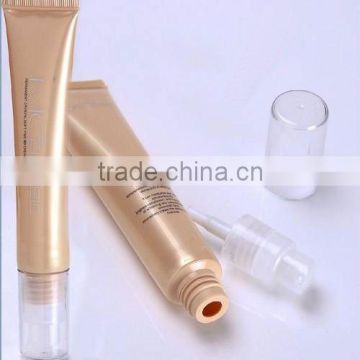 25mm beautiful lotion pump tube for BB cream,cosmetic plastic tube