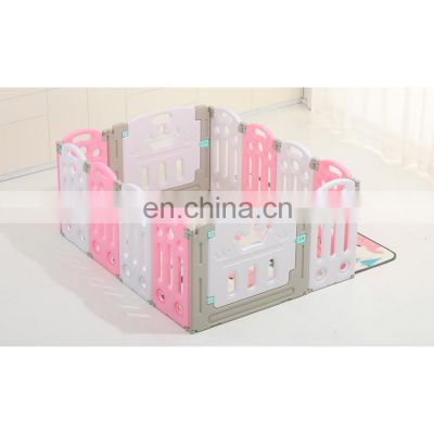 luxury plastic indoor fence portable baby adjustable kids standard toy plastic fences