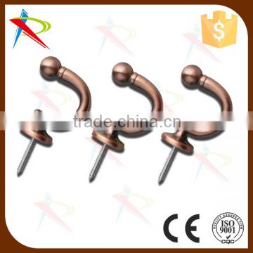MODERN METAL CURTAIN TIE BACK HOOK HOLD BACKS BALL END TRADITIONAL DESIGN