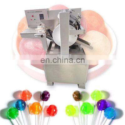 Small Business Trade Flat Ball Shape Swirl Candy Production Machine To Make Lollipop