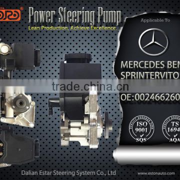 Best Quality! OEM factory! Power Steering Pump Applied For MERCEDES BENZ SPRINTERVITO 0024662601