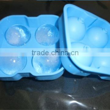 BPA Free 100% Food Grade Silicone Ball Shape Ice Cube Tray,Silicone Ice Ball Mold Maker,Round Ice Ball Mold