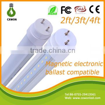 China new arrivals magnetic & electronic ballast compatible led tube t8 led fluorescent tube replacemnt,t8 led replacement tube