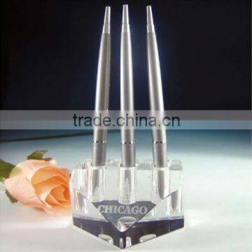 3d laser crystal penholder