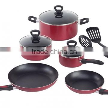 Aluminum Nonstick Pressed/ Forged Cookware Set Fry Pan Skillet Sauce Pan Stock Pot (ZS-C3308)