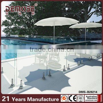 hot sell decorative swimming pool safety glass fence