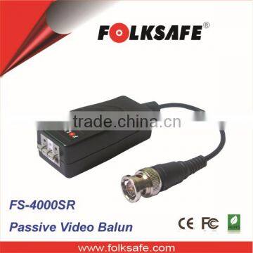 CCTV Passive video balun video ground loop isolated video balun, Folksafe FS- 4000SR