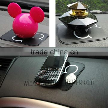 Grip easy Car Accessories Silicone Non-slip Mat for Mobile Phone Anti-slip Pad for Car Plastic Mat supplier