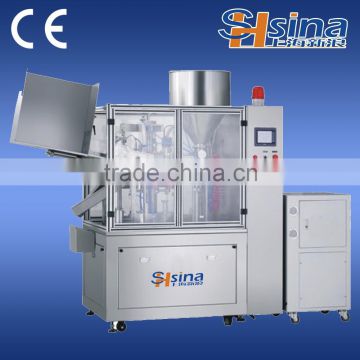 Automatic facial gel tube filling and sealing machine