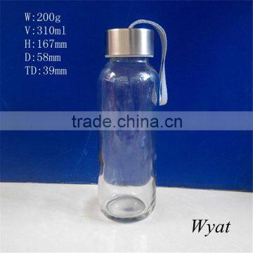 300ml 11oz voss water glass bottle glass water bottles with cap wholesale