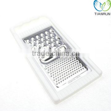 Hot Selling High Quality Stainless Steel White Kitchen Vegetable Fruit Flat Grater