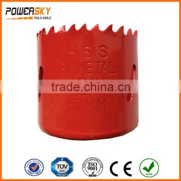 Drilling Stainless Steel M3 M42 HSS Bi-Metal Hole Saw Cutter