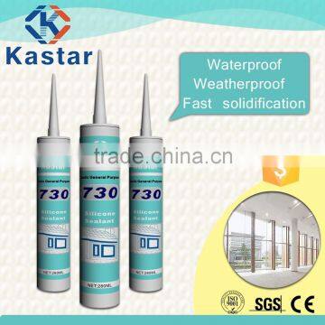 One component acetic general purpose silicone sealant for application glass & aluminum