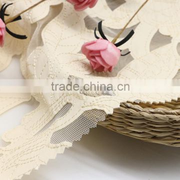 BEAUTIFUL DESIGNS OF EMBROIDERY LACE FABRIC FOR CLOTH