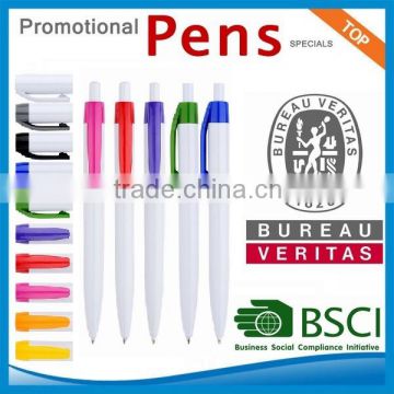 Cheap stationery Plastic promotional office ball pen with smooth writing