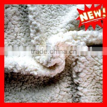 100% Polyester Faux Lamb Sherpa Fabric