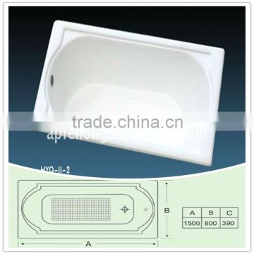 manufacturer sell new durable cast iron bathtub/QB/T2664-2004