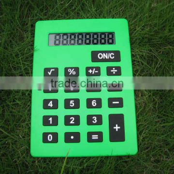 big a4 size button and big display desk calculator for promotion gifts