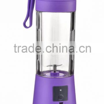 Factory supply! food grade glass electric juice cup with USB