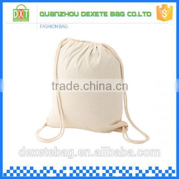 Alibaba china fabric blank white cotton muslin bag drawstring