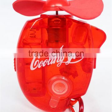 Best promotinal mini handheld battery outdoor mist spray water cooling fan