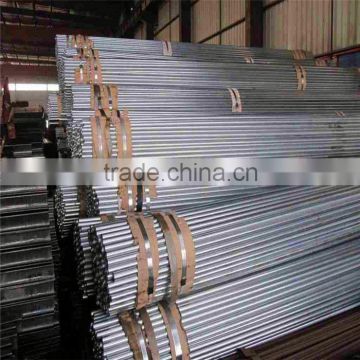 pre galvanised steel round pipe sold by actual weight