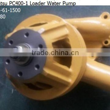 Water pump For Komatsu PC400-1 Loader ,6222-61-1500 WA380