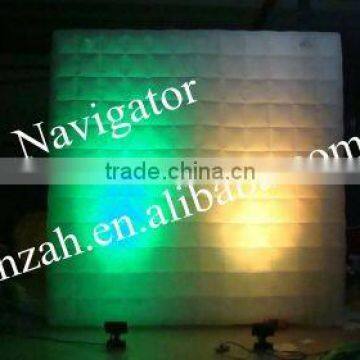 Stage Decor Double Color LED Light Inflatable Wall