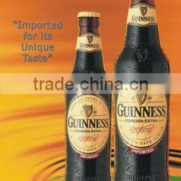 popular Guiness el sign/el animated panel in A3 size for outdoor with UV layer