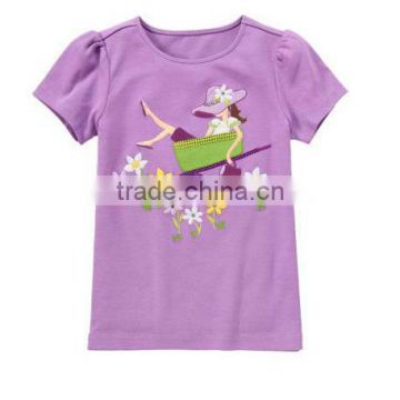 Cotton T-shirts printed for woman,