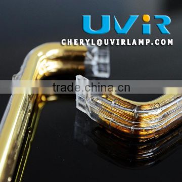 230v 1000w infrared heater ir lamp with gold coated lamp