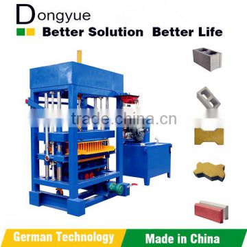 Best selling QT4-30 Hydraulic Paver Brick Machine With Diesel Engine suitable for Power shortage country