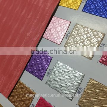 factory mirror surface PU leather with nonwoven backing