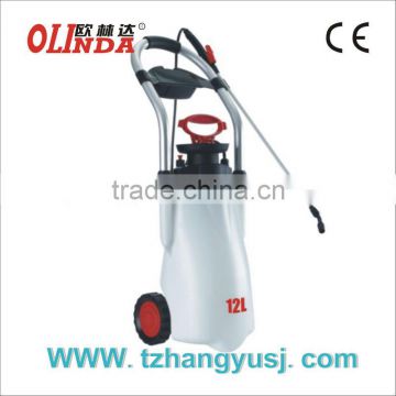 HY-12L-0013 plastic trolly pressure garden sprayer