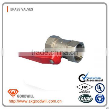 2017 good quality best seller brass iron ball valve
